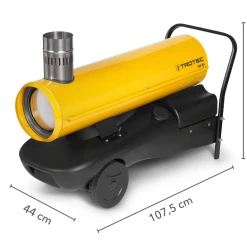Trotec Chauffage à Combustion Indirecte 1430000120 IDS 20 Chauffage à Feu Indirect 19,6 KW -Chauffage de chantier et de terrasse Soldes 1430000120 ids 20 chauffage a feu indirect 19 6 kw 2