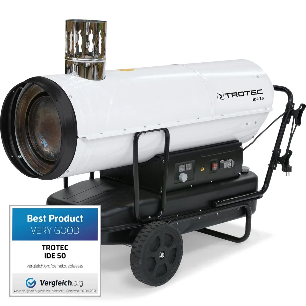 Trotec Chauffage à Combustion Indirecte 1430000230 IDE 50 Chauffage Indirect 50 KW 1 Trotec Chauffage à Combustion Indirecte 1430000230 IDE 50 Chauffage Indirect 50 KW